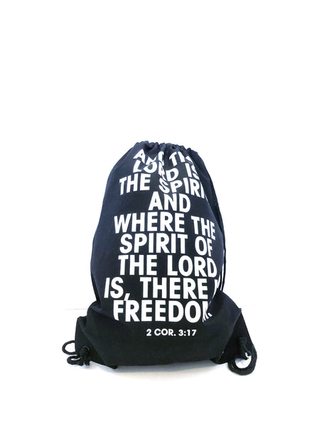 NBS Spirit Of The Lord Cotton Canvas Drawstring Bag
