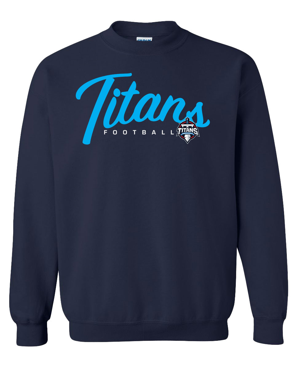 HT-Titans Script Crewneck Sweatshirt