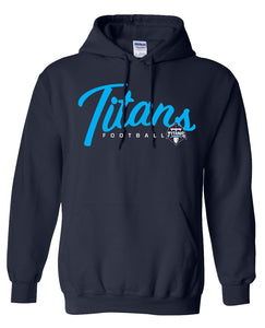 HT-Titans Script Hooded Sweatshirt