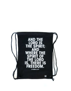 NBS Spirit Of The Lord Cotton Canvas Drawstring Bag